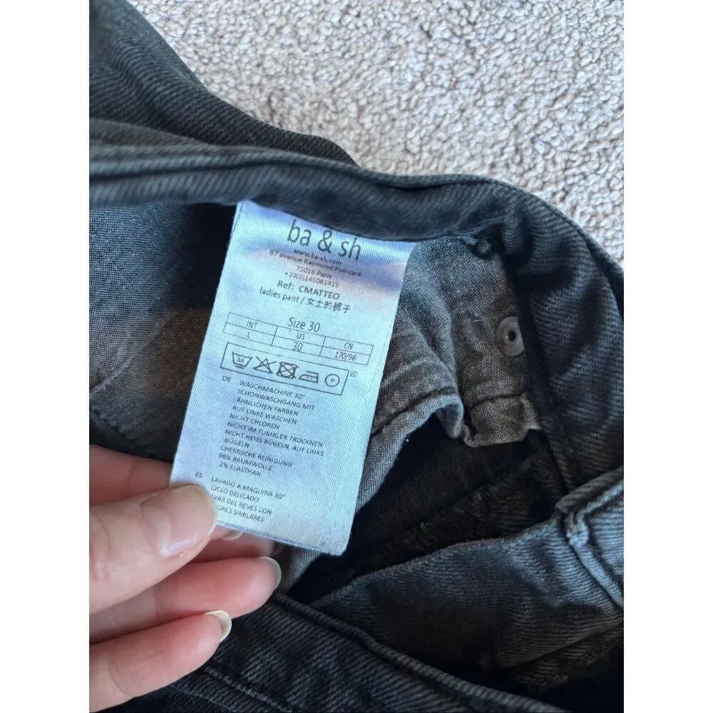 Ba&Sh cmatteo ankle crop jeans, Sz 30,’$335 D11 - Picture 5 of 8